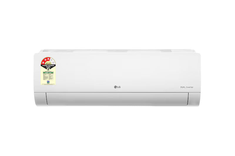 LG 1 Ton 3 Star DUAL Inverter Split AC (Copper, AI Convertible 6-in-1 Cooling, Faster Cooling & Energy Saving, 2 Way Air Swing, HD Filter with Anti-Virus Protection, US-Q12CNXE, White
