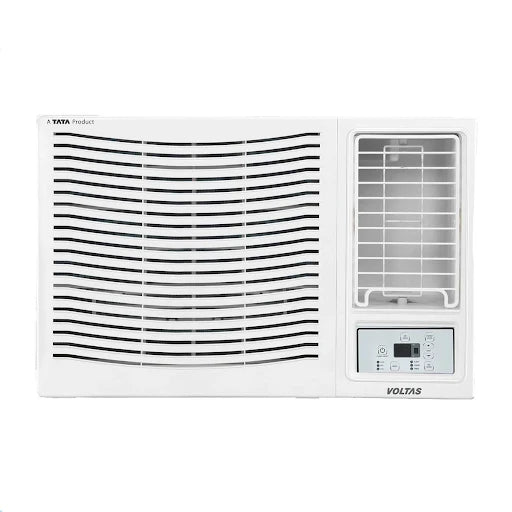 Voltas 183 Vectra Prism-1 1.5 Ton 3 Star Window AC | Copper Condenser | Turbo Cooling | Dehumidifier | R32 Refrigerant | White