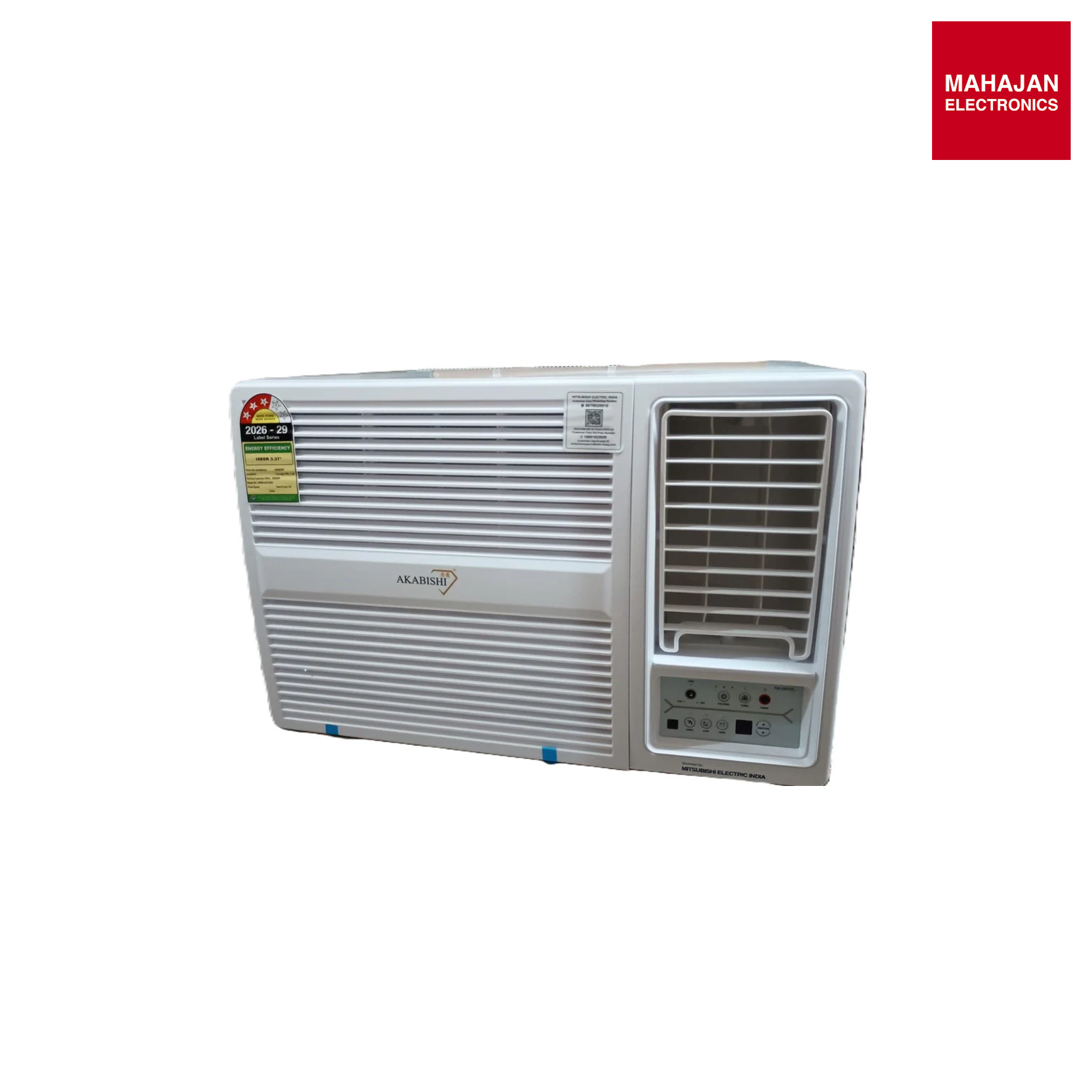 Mitsubishi Electric RWM-HJE18SG-AB1 1.5 Ton 3 Star Window AC | Copper Condenser | R32 Refrigerant | Mahajan Electronics Delhi NCR 2026 Mitsubishi Electric