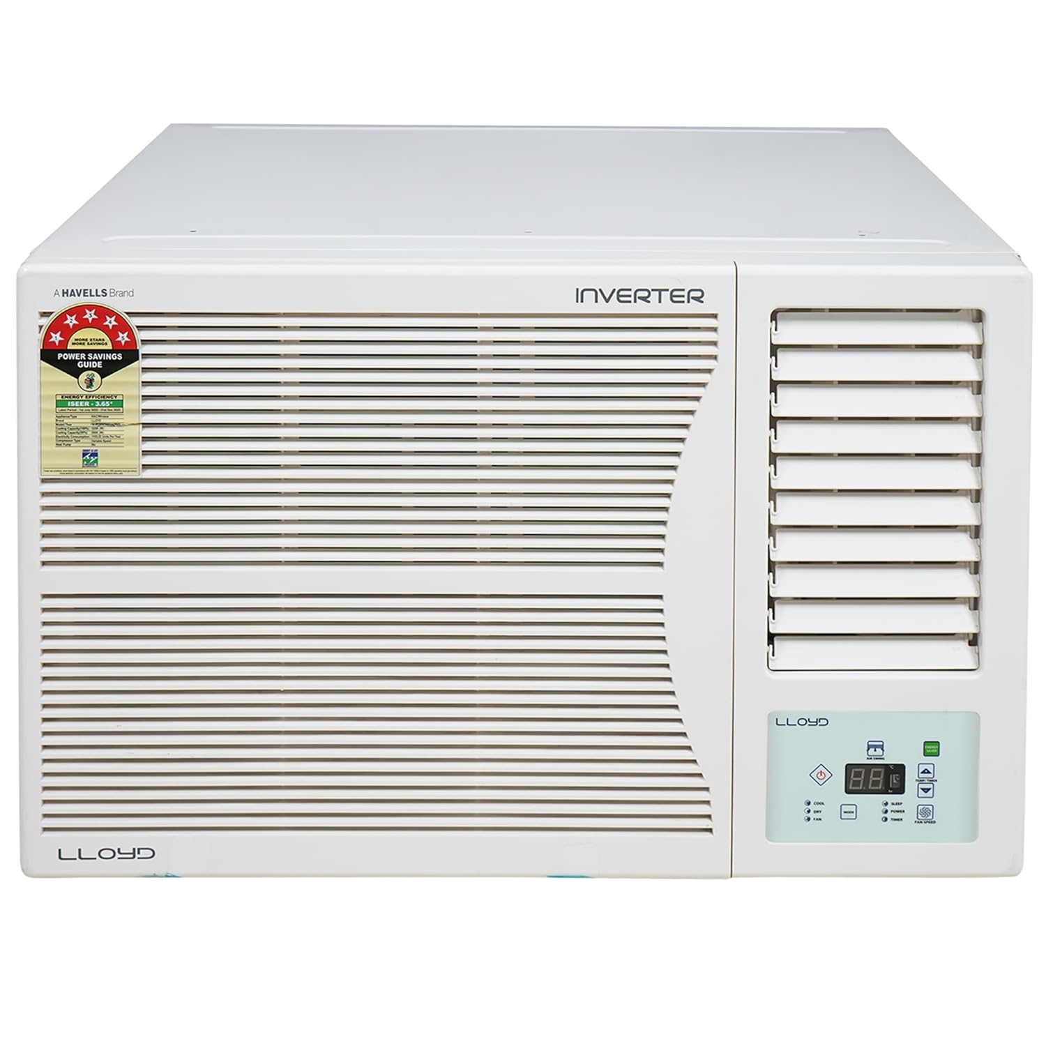 Lloyd GLW18I5FWPGA 1.5 Ton 5 Star Inverter Window AC (Copper, Clean Air Filter, 2025 Model White) mahajan electronics online