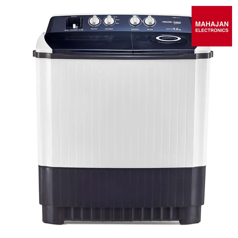 Voltas Beko WTT90AGRT 9 kg Semi Automatic Washing Machine (Gray) Voltas Beko