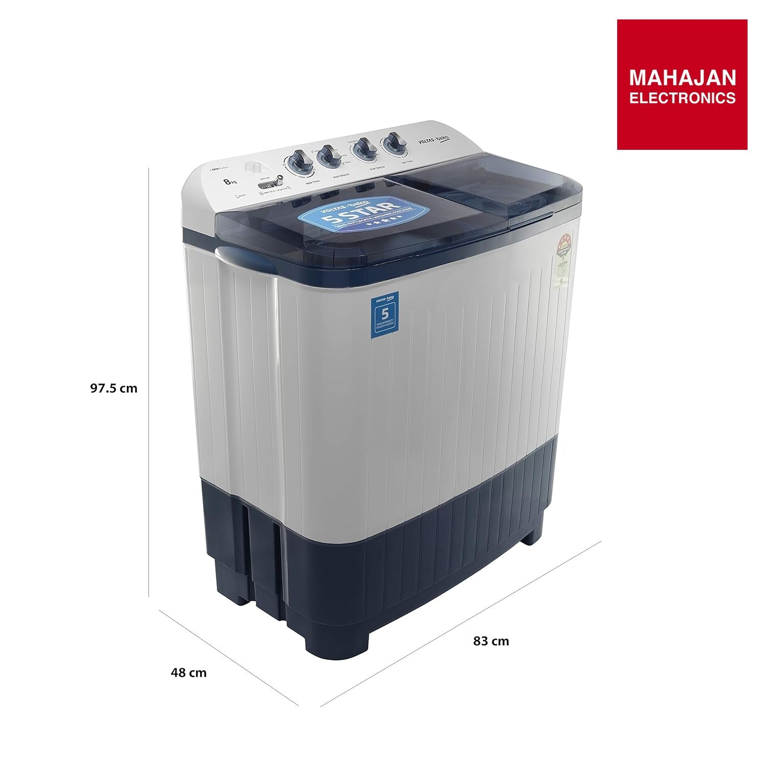 Voltas Beko WTT80DBLT image 6