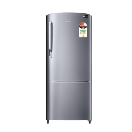 Samsung RR20H1723S8/HL 183L 3 Star Direct Cool Single Door Refrigerator (Elegant Inox, Bar Handle) | Digital Inverter Compressor MAHAJAN ELECTRONICS