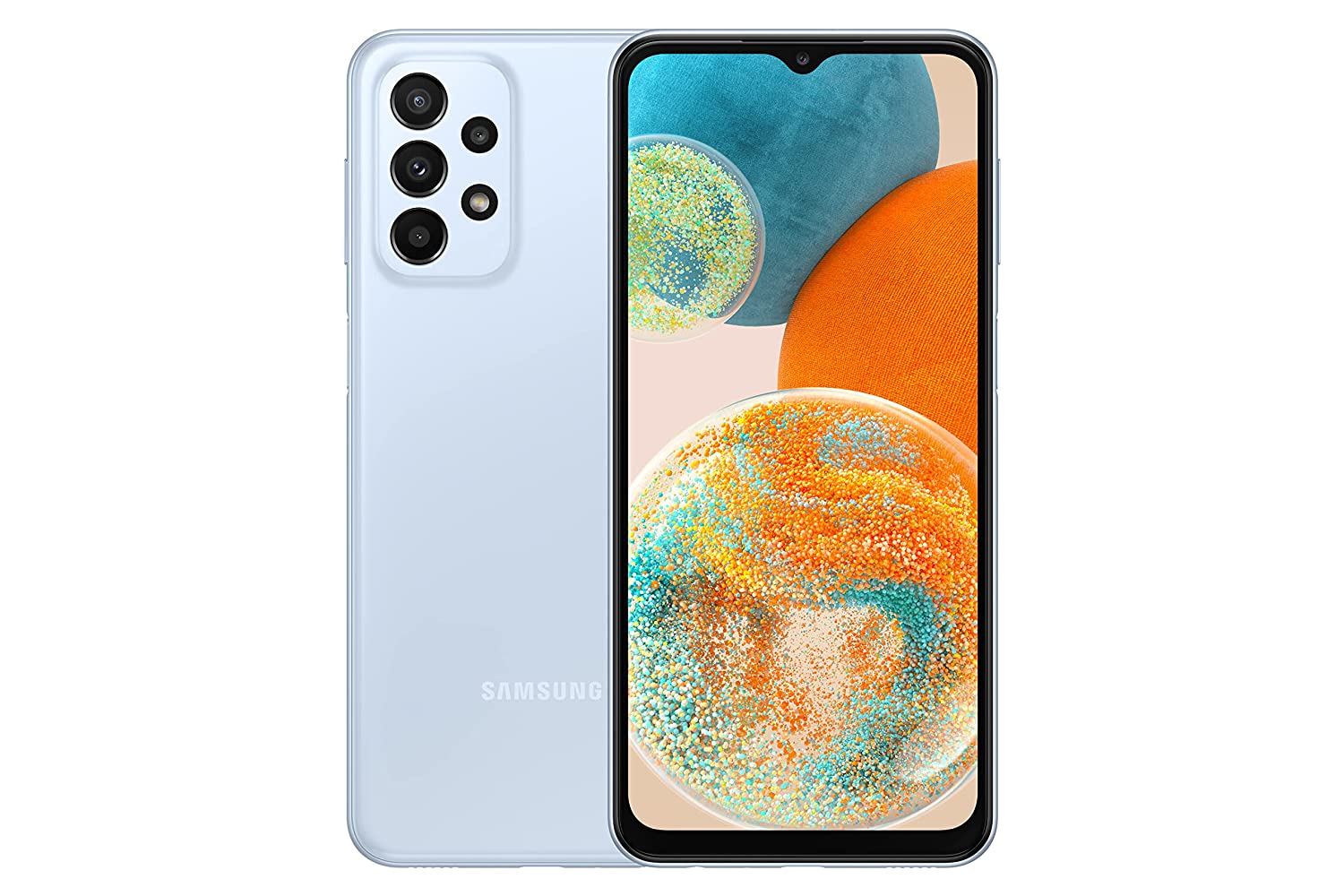 Samsung Galaxy A23 5G, Light Blue (6GB Ram, 128GB Storage) With Charger In Box