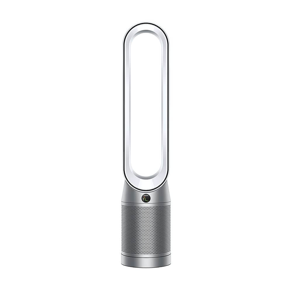 Dyson TP07 Air Purifier (White/Silver) – HEPA H13 Filter, Wi-Fi & Voice Control, 350° Oscillation, Bladeless Fan, 2-Year Warranty