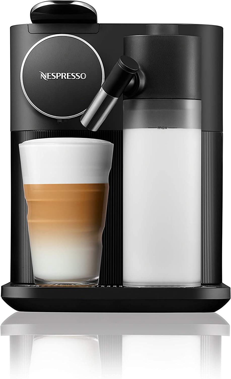 Nespresso Gran Lattissima by De’Longhi 19 Bar Coffee & Espresso Machine with Milk Frother | 9 One-Touch Recipes, Auto Clean, Fast Heat-Up, Glass Touch Panel | Sophisticated Black | Made in Italy