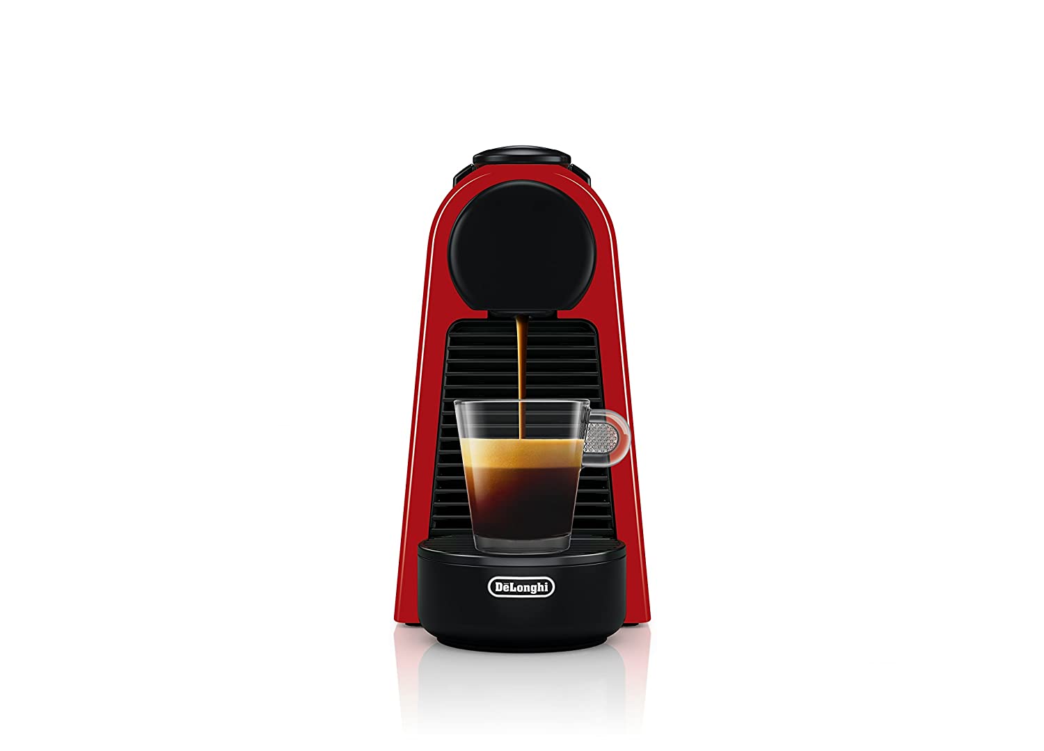 Nespresso Essenza Mini Espresso Machine (Red) | 19 Bar Coffee Maker