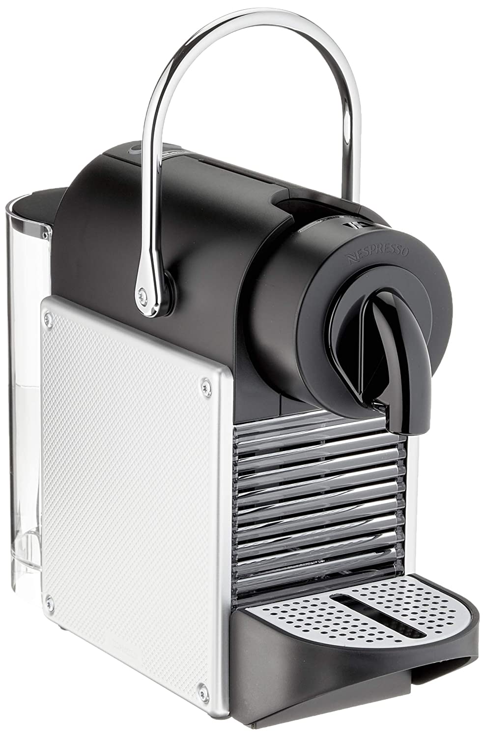 Nespresso Pixie Espresso Maker | 19-Bar High-Pressure | 25s Heat-Up | Electric Silver | Mahajan Electronics Delhi NCR