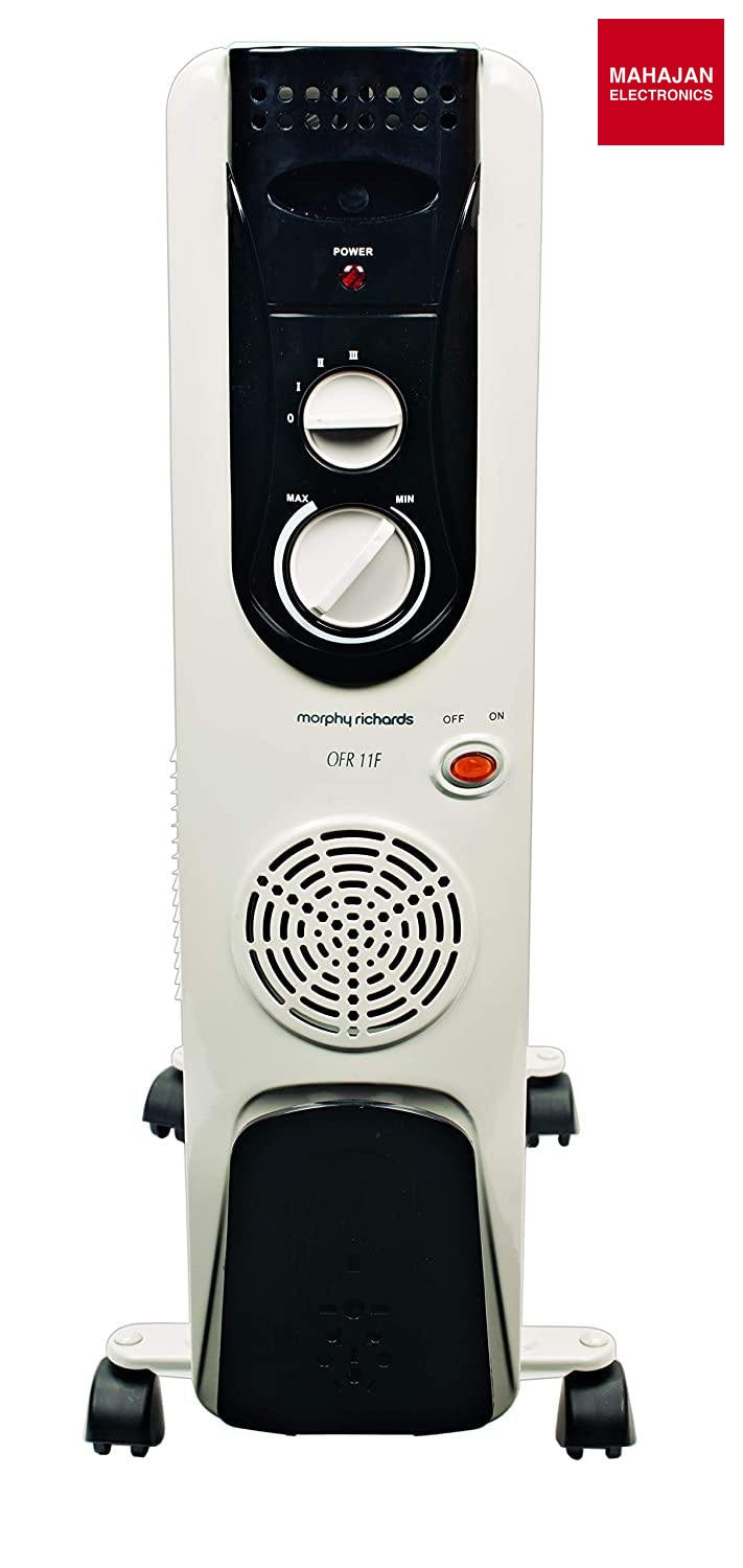 Morphy Richards OFR 11F 11-Fin 2900 Watts Oil Filled Radiator Room Heater (Ivory) – Mahajan Electronics Online.