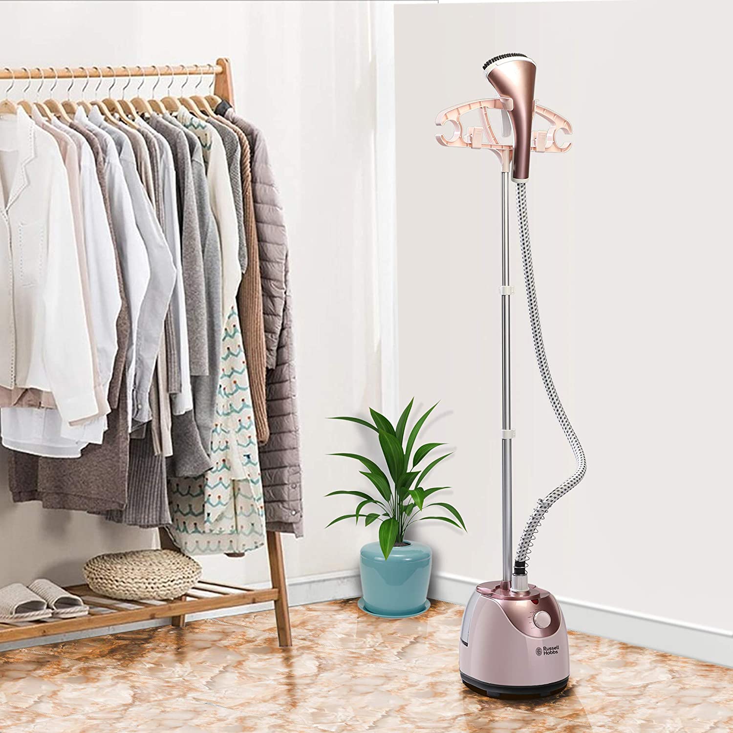 Russell Hobbs Homa1800 1800 Watts Garment Steamer Pink - Mahajan Electronics Online