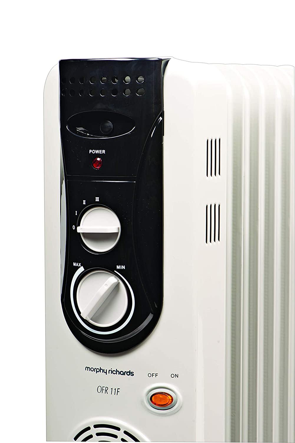 Morphy Richards OFR 11F 11-Fin 2900 Watts Oil Filled Radiator Room Heater (Ivory) – Mahajan Electronics Online.