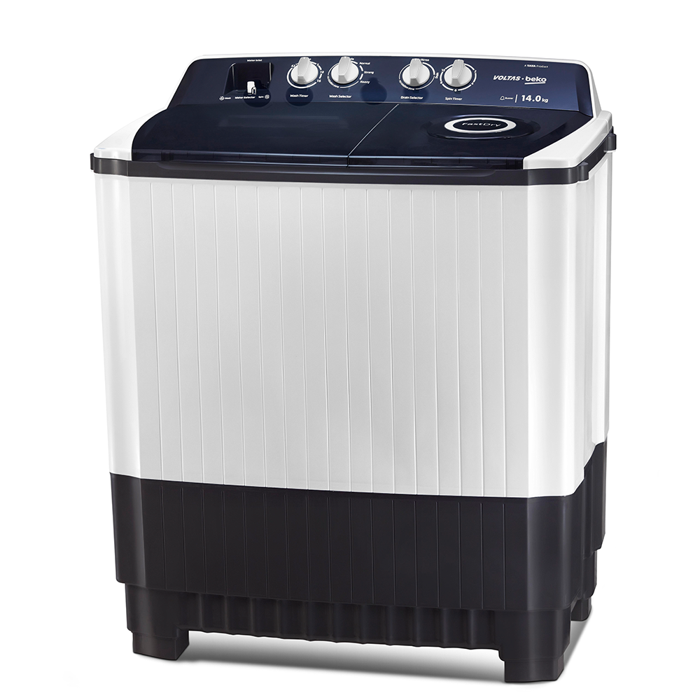 Voltas Beko 14 kg Semi Automatic Washing Machine (Gray) WTT140AGRT - Mahajan Electronics Online