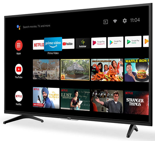 Vu 108 cm (43 inches) Full HD Android LED TV 43GA (Black) - Mahajan Electronics Online