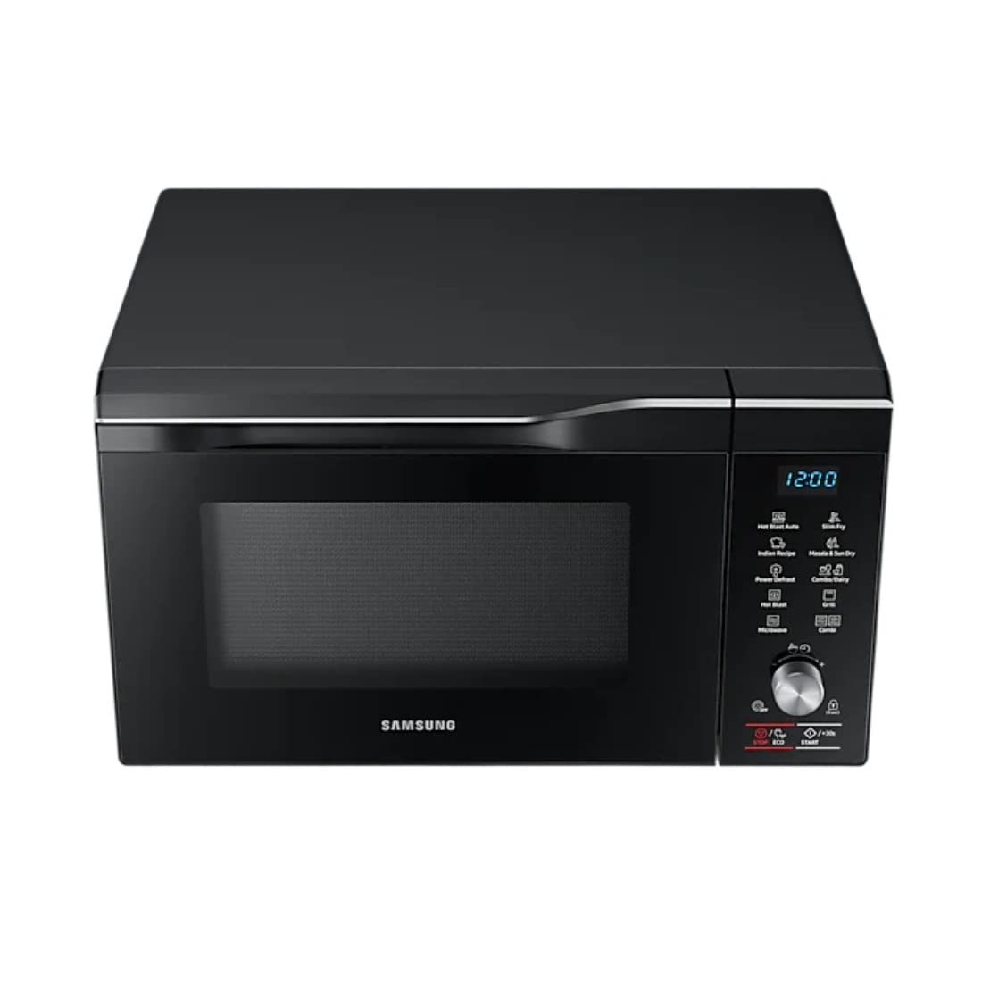 Samsung MC32A7056CK/TL 32L Convection Microwave Oven – Slimfry, Preheat, Eco Mode, Ceramic Interior, Touch & Dial Control (Black)