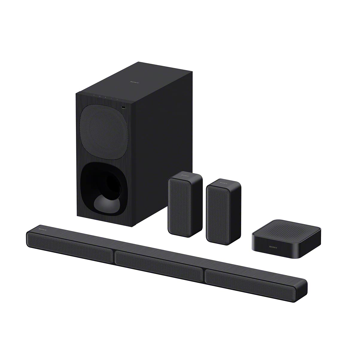 Sony HT-S40R Real 5.1ch Dolby Audio Soundbar for TV with Subwoofer & Wireless Rear Speakers, 5.1ch Home Theatre System (600W, Bluetooth) Sony