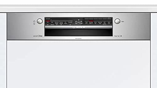 Bosch SMI4IVS00I Serie | 4 semi-integrated In Built dishwasher 60 cm Stainless steel - Mahajan Electronics Online