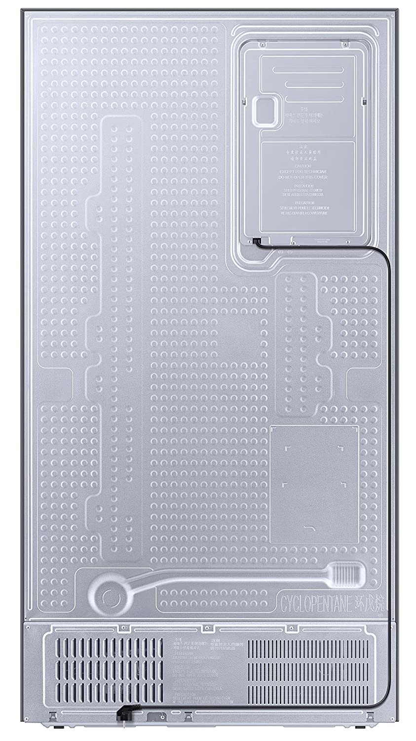 Samsung 653L WI-FI Enabled SmartThings Side By Side Inverter Refrigerator RS76CG8103S9HL, Refined Inox - Mahajan Electronics Online
