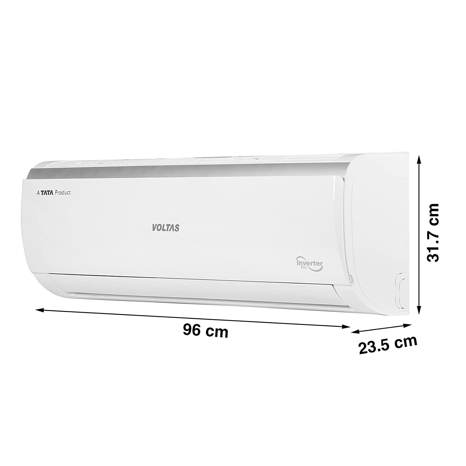Voltas 1 Ton 3 Star Split Inverter AC 123V Vectra Elite - Mahajan Electronics Online