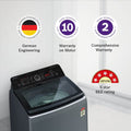 Bosch WOE701D0IN 7.0 Kg 5 Star Fully Automatic Top Load Washing Machine (Dark Grey) - Mahajan Electronics Online