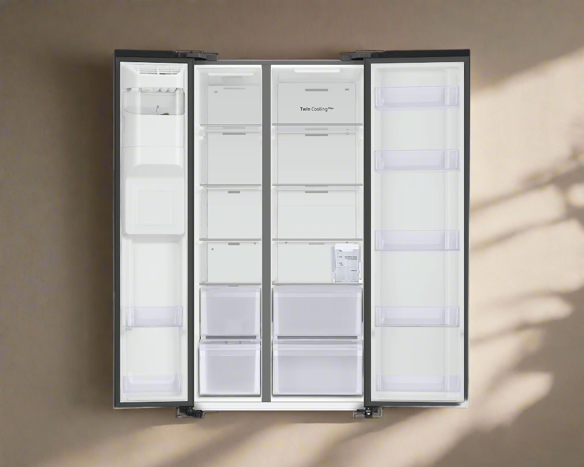 Samsung 633L Convertible 5in1 Side by Side Refrigerator RS78CG8543B1 - Mahajan Electronics Online