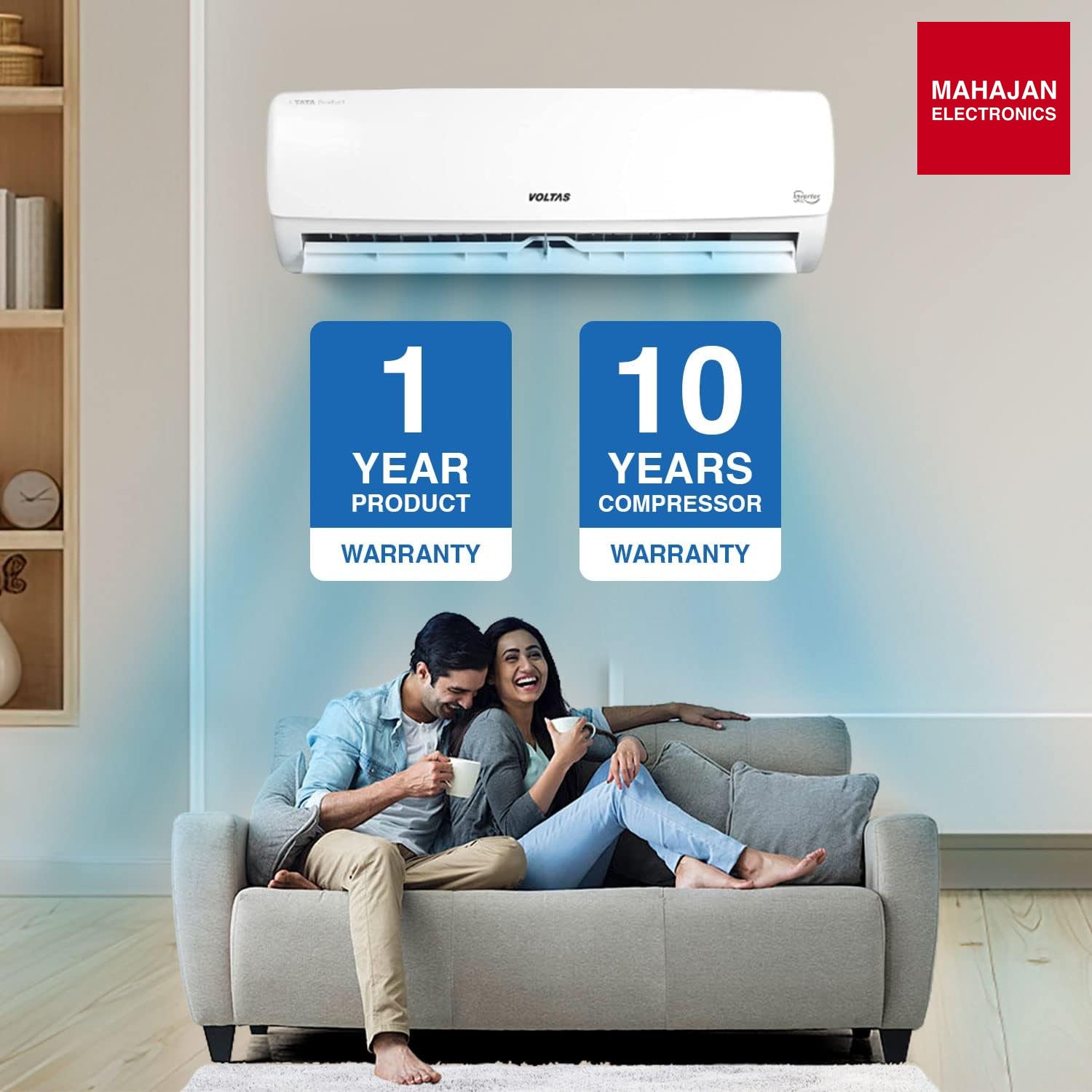 Voltas 183Inv Vectra Elegant Inverter 1.5 Ton 3 Star Split AC (2026 Model)-Online Mahajan Electronics – Mahajan Electronics Online.