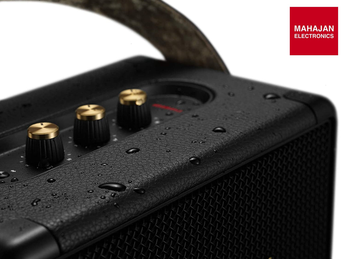 Marshall Kilburn II Portable Bluetooth Speaker (Black & Brass) – Mahajan Electronics Online.