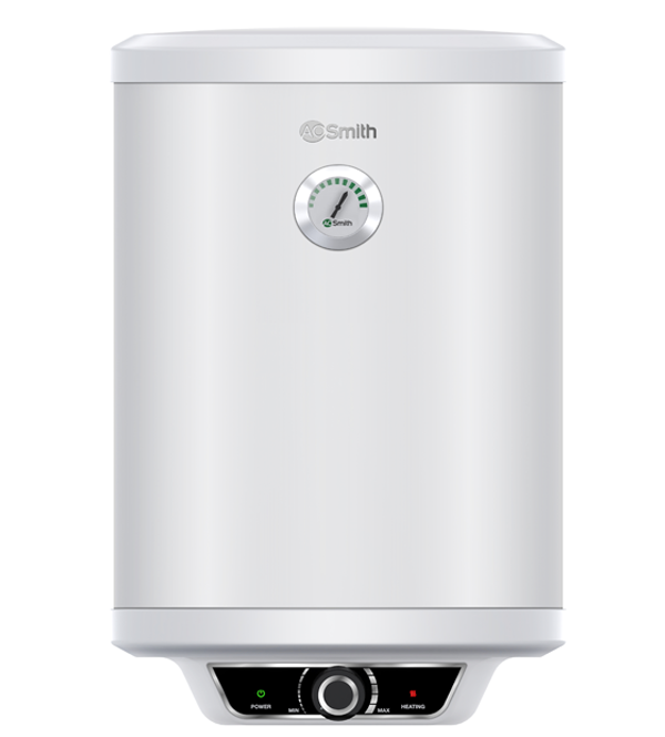 AO Smith Elegance Prime 25L 5-Star Vertical Storage Water Heater – Blue Diamond Glass-Lined Tank, Incoloy Heating Element, RRID Technology | Made in India