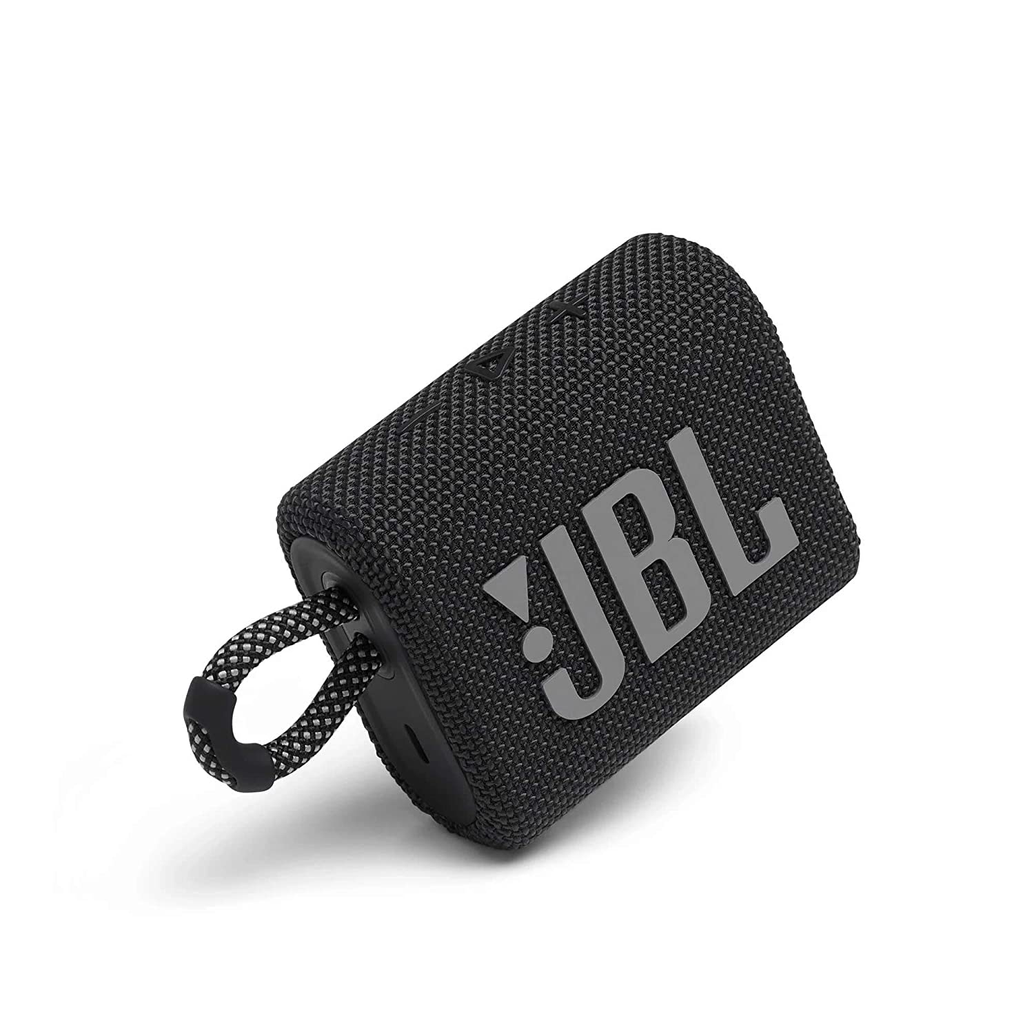 JBL Go 3 Wireless Ultra-Portable Bluetooth Speaker (JBLGO3BLK) | JBL Pro Sound | IP67 Waterproof & Dustproof | Type-C Charging | Rugged Fabric Design