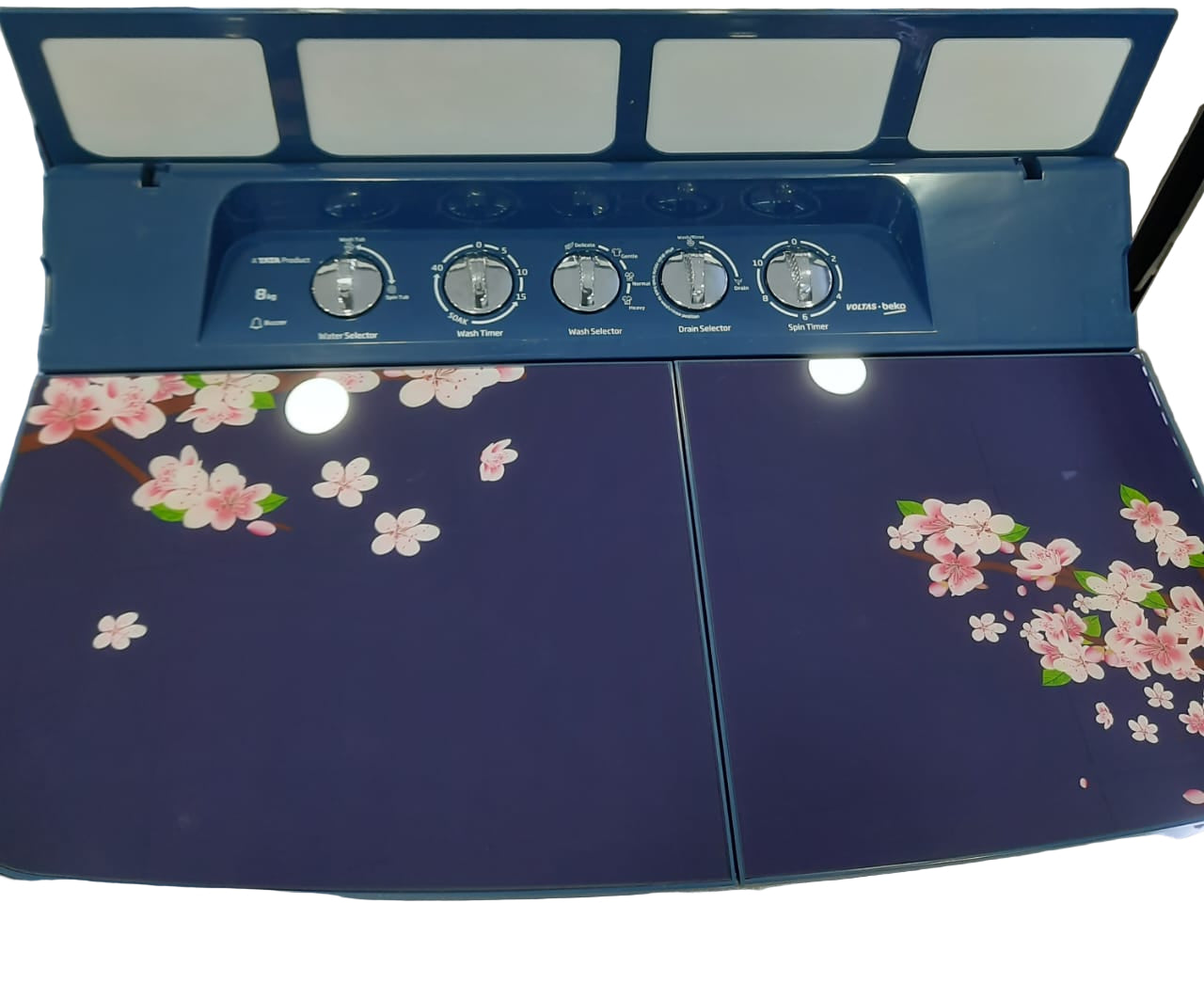 Voltas Beko WTT80DBLG/BLSSWH5GLDE 8 kg Semi Automatic Washing Machine - Mahajan Electronics Online