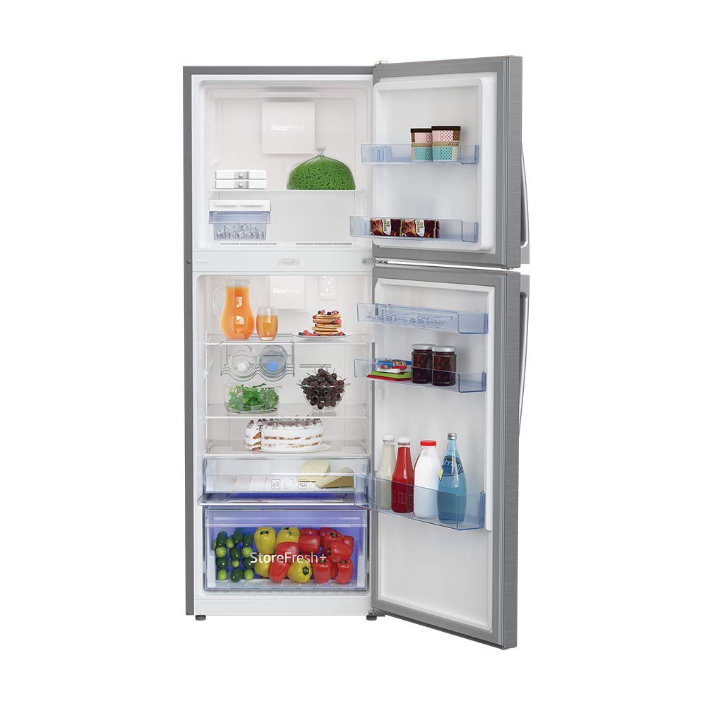 Voltas Beko RFF383IF 360 L 2 Star Inverter Frost-Free Double Door Refrigerator ( Silver) - Mahajan Electronics Online