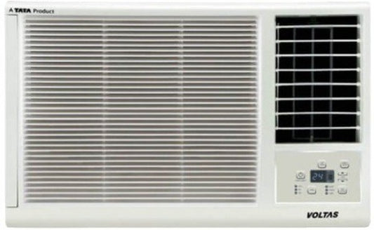 Voltas 0.75 Ton 3 Star Window AC - White (103 LZF, Copper Condenser) Mahajan Electronics Online