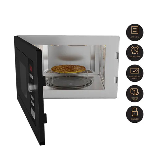 Crompton MWO-VOSOL20L-MBL Voila Solo Built In Microwave Oven 20 Ltrs Midnight Black