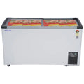 Voltas GT440GA5-PL-W-G3 Flat Glass Top Freezers - 326 Liters, 5 Star Mahajan Electronics Online