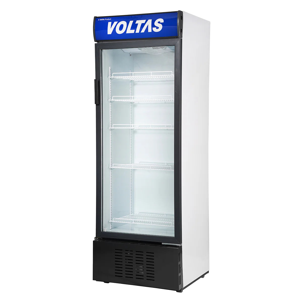 Voltas VC 450 Visi Cooler Single Door, 450 Liters, Black Voltas - VC GT 450 SD P E METALLIC GREY Mahajan Electronics Online