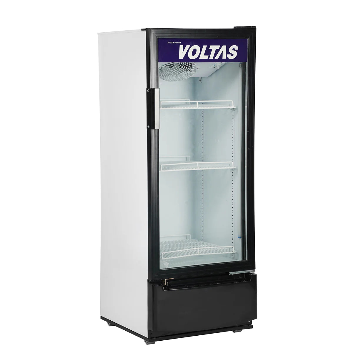 Voltas VC GT 220 SDP METALLICS FGLS Visi Cooler Single Door, 220 Liters, Black Mahajan Electronics Online