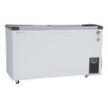 Voltas GT440GA5-PL-W-G3 Flat Glass Top Freezers - 326 Liters, 5 Star Mahajan Electronics Online