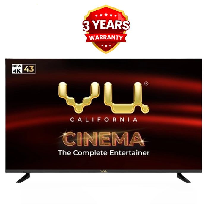 Vu Cinema 108 cm (43 inch) Ultra HD (4K) LED Smart WebOS TV 2024 Edition (43CINEMA)  Mahajan Electronics Online