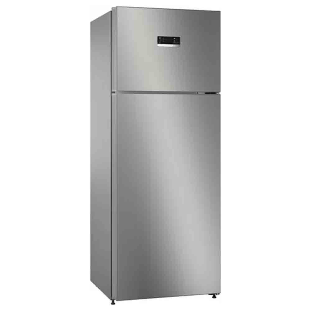 BOSCH CTC35S02NI Series 4 334 Litres 2 Star Frost Free Double Door Refrigerator with VarioInverter Compressor ( Shiney Silver)