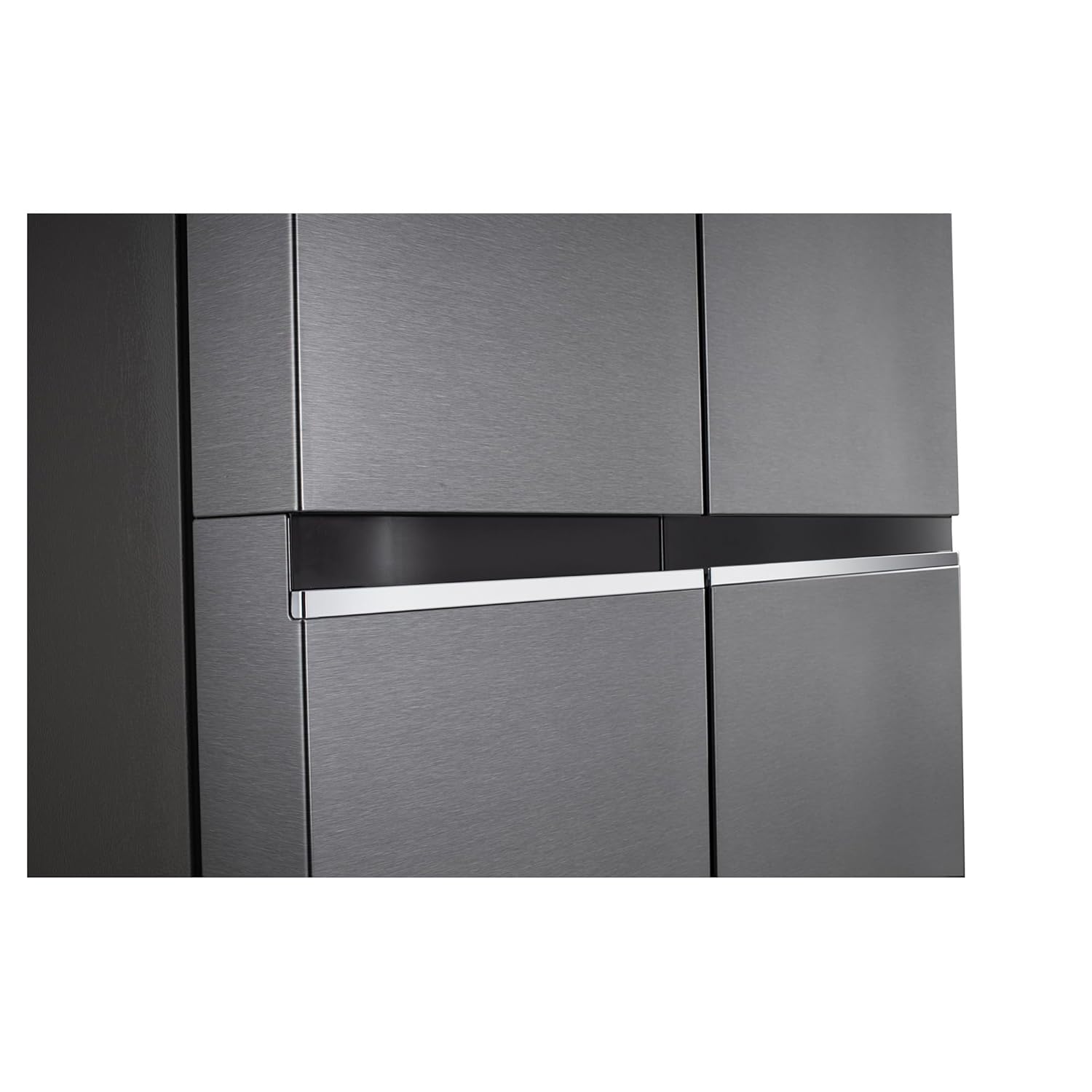 LG GL-B257HDS3 650 L Frost Free Smart Inverter Double Door Side By Side Refrigerator(2023 Model, Dazzle Steel, Convertible) Mahajan Electronics online