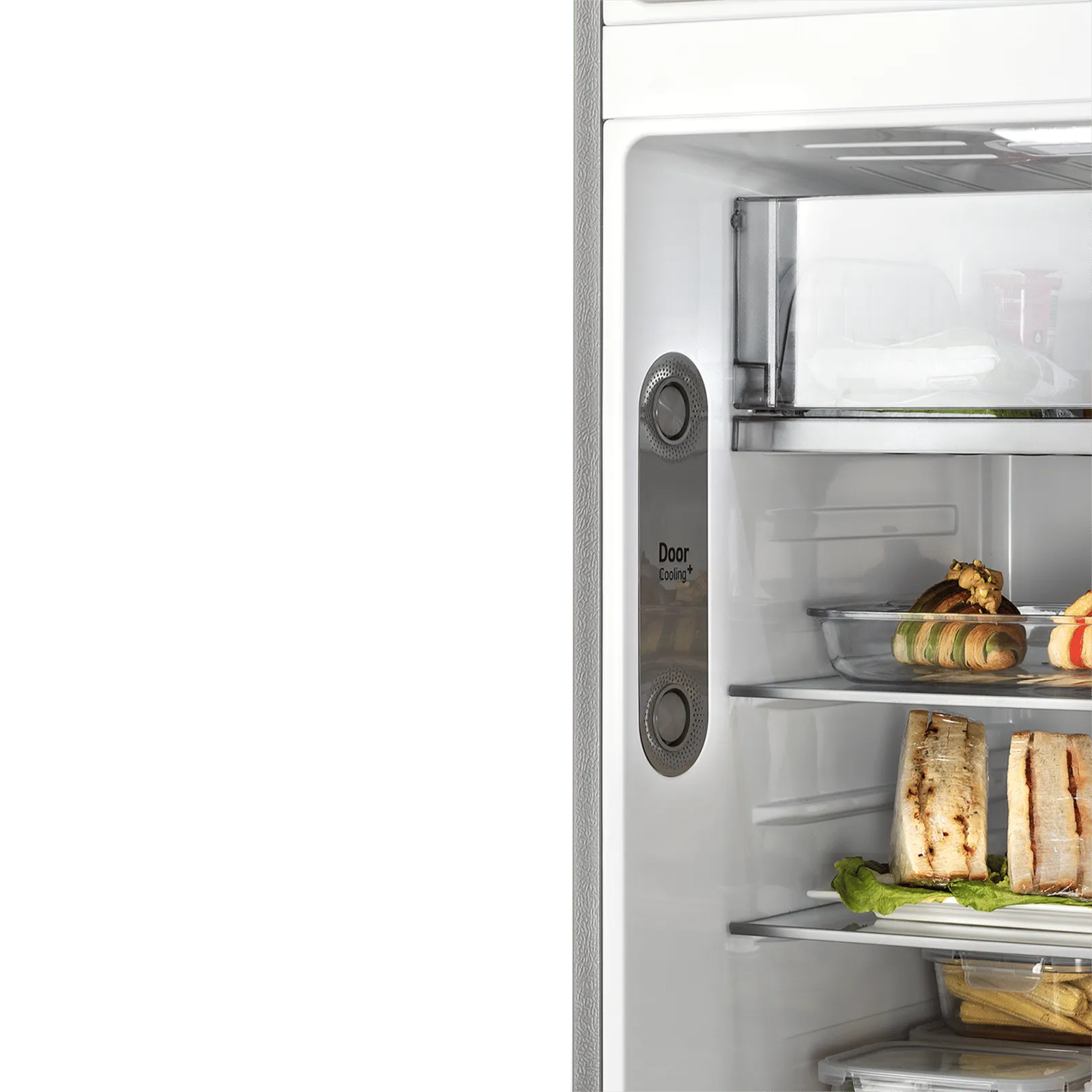 LG GLT4416CCPZ 446 Litres 1 Star Frost Free Double Door Convertible Refrigerator with Multi Air Flow ( Shiny Steel) Mahajan Electronics Online