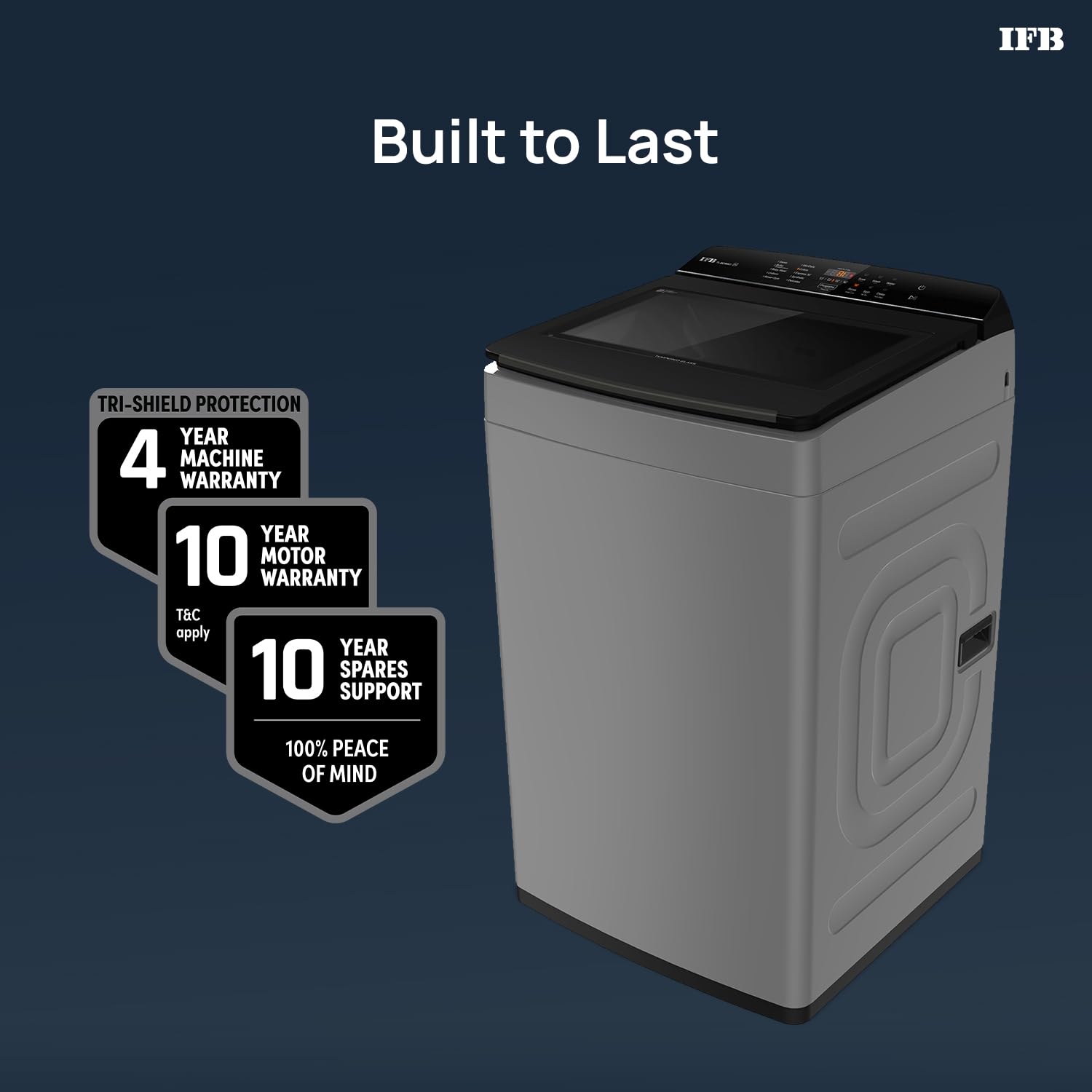 IFB TL801MG1 8 Kg 5 Star with Deep Clean® Technology, AI Powered, Fully Automatic Top Load Washing Machine ( ActivMix, Aqua Energie, Med Grey) Mahajan Electronics Online