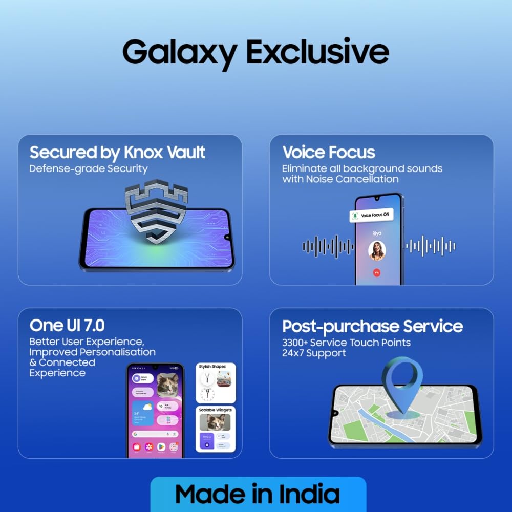 Samsung Galaxy A17 5G (Gray, 8GB RAM, 128GB Storage) | with Travel Adapter | 50 MP No Shake Camera | Gemini Live | Circle to Search | Super AMOLED | Corning Gorilla Glass Victus | 7.5mm Sleek | AI Mahajan Electronics Online