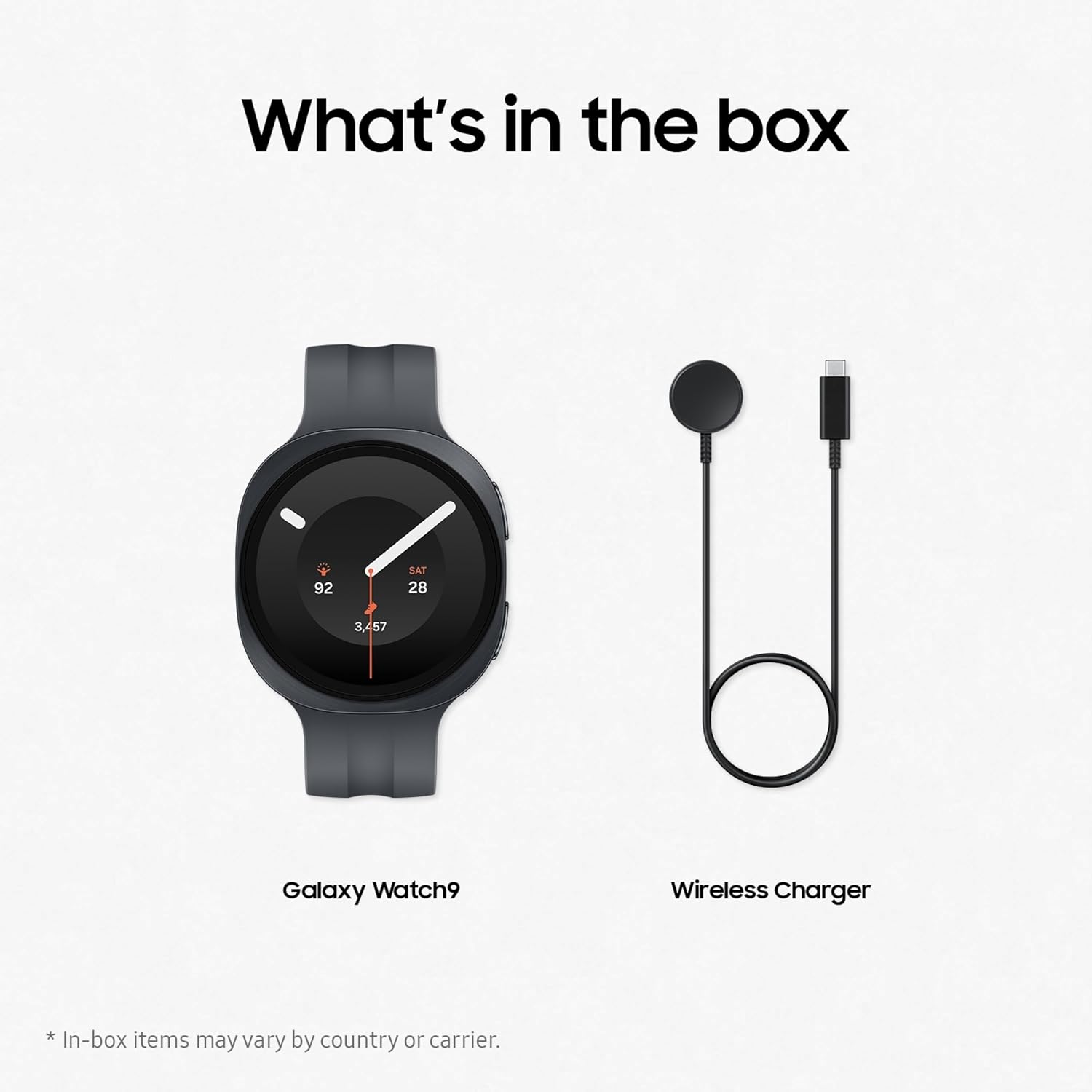 Samsung Galaxy Watch9 (40mm Bluetooth, Graphite) Samsung