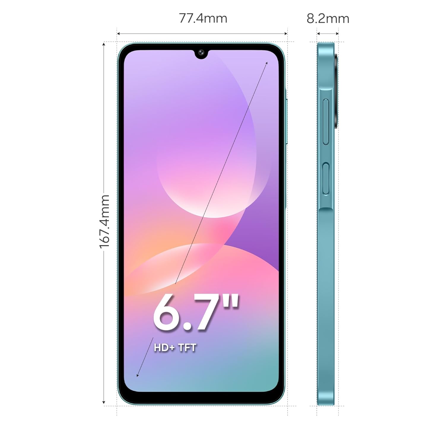 Samsung Galaxy M17e 5G Mobile (Blitz Blue, 6GB RAM, 128GB Storage) | Smoothest 120 Hz Refresh Rate| Monster 6000 mAh Battery | IP54 | 6 Gen OS Upgrades | AI | Gemini Live | Without Charger Samsung