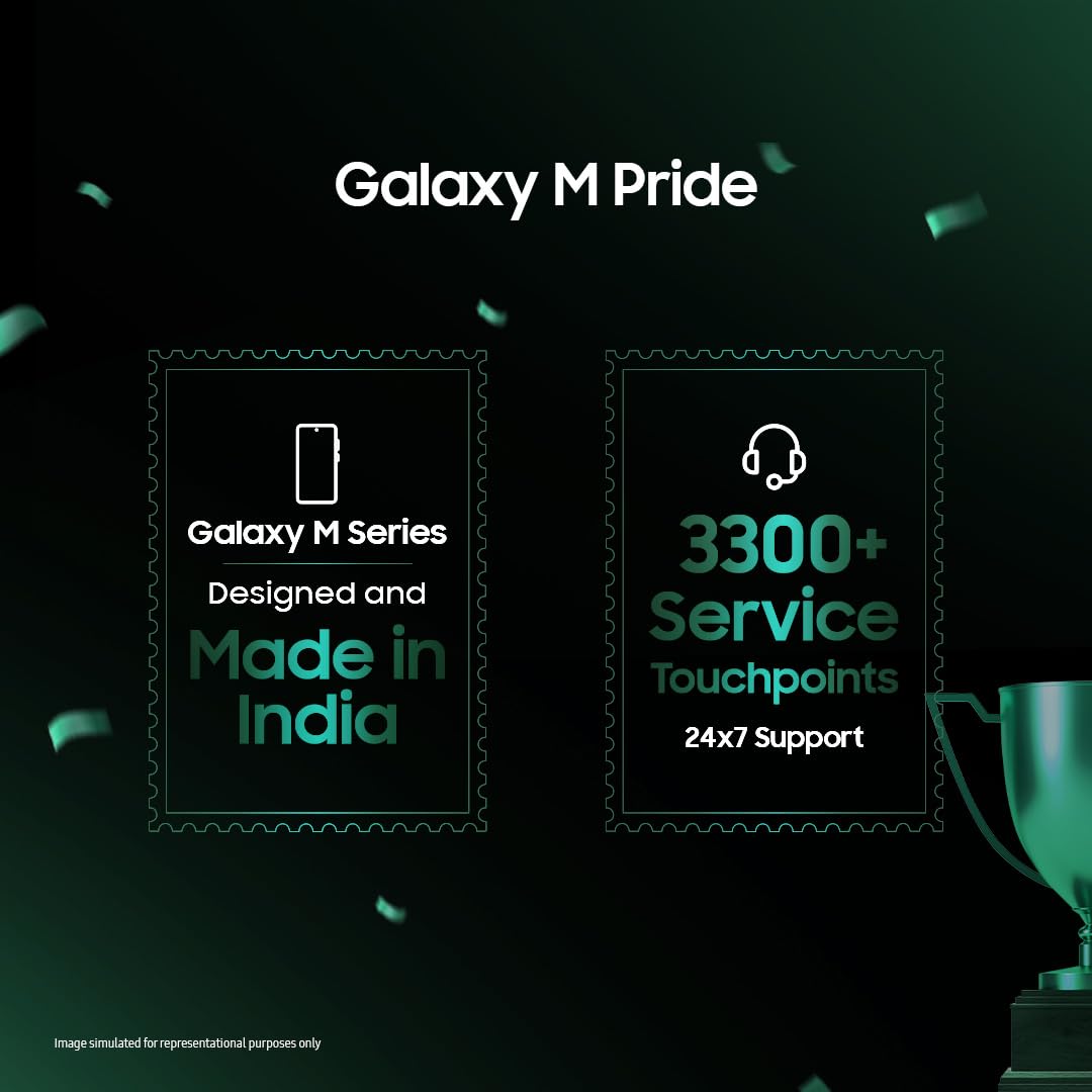 Samsung Galaxy M07 (Black, 4GB RAM, 64GB Storage) | MediaTek Helio G99 | IP54 Rating | 50MP Auto Focus Camera | 7.6mm Slim | 5000mAh Battery| 25W Fast Charging | 6 Gen of OS Upgrades | Without Charger Mahajan Electronics Online