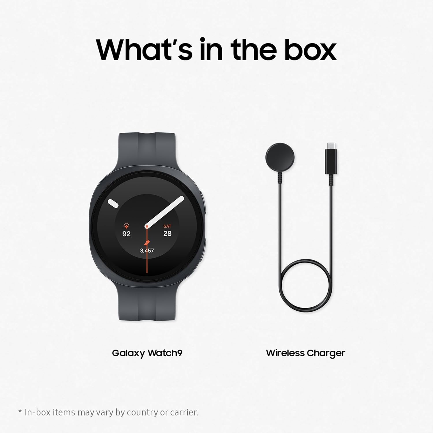 Samsung Galaxy Watch9 (44mm Bluetooth, Graphite) Samsung