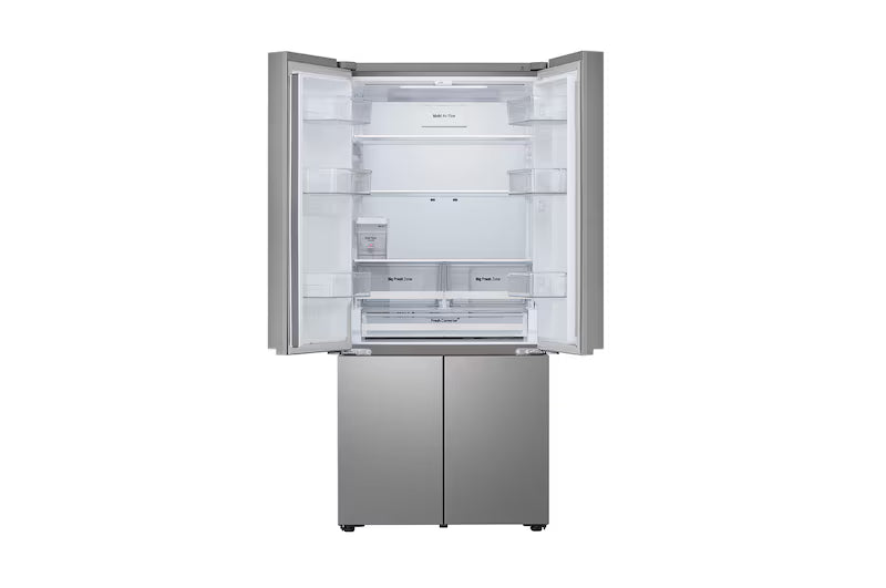 LG GV-F25FFLJB 604L French Door Refrigerator, Water Dispenser, Fresh Converter+, DoorCooling Prime Silver Finish, 2 Star MAHAJAN ELECTRONICS ONLINE