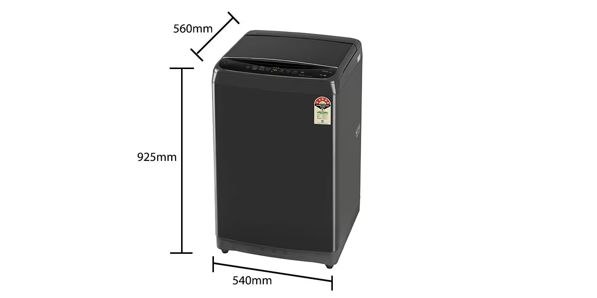 LG T80V4MB1S 8Kg Top Load Washing Machine with In-Built Heater, Jet Spray+, TurboDrum & Wi-Fi (Middle Black) – Smart Inverter Technology