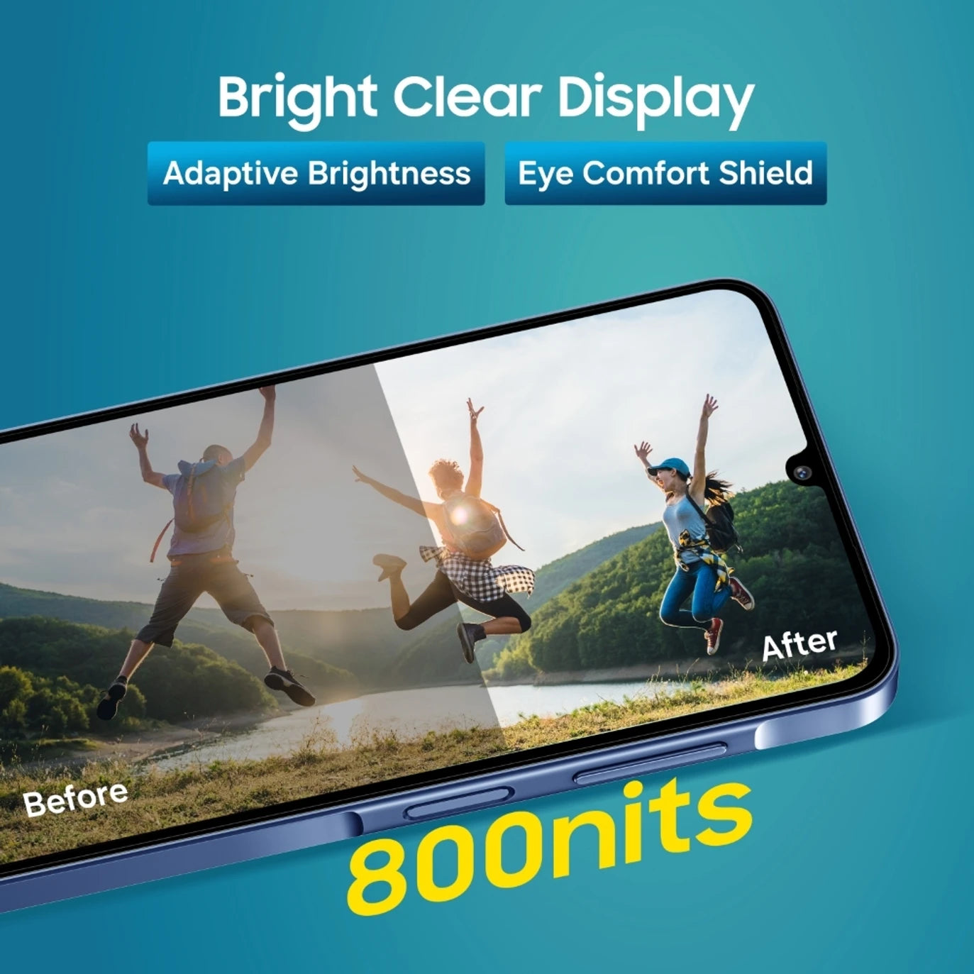 Samsung Galaxy F70e 5G (Spotlight Blue, 128 GB) (4 GB RAM) | 6000 mAh Battery | Dimensity 6300 | Octa Core Processor | 6.74" PLS LCD Display Samsung