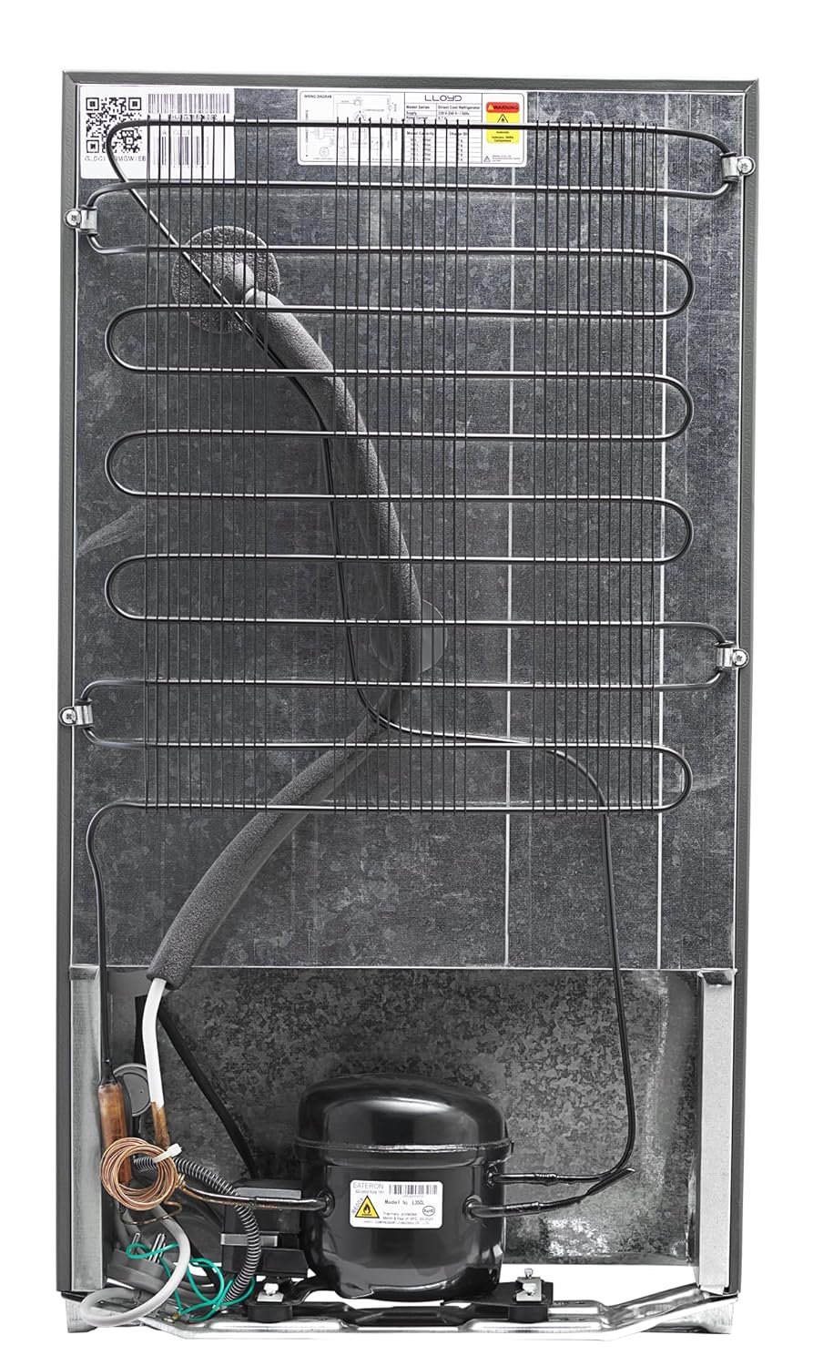 Lloyd GLDE111NMGCF 92 L Direct Cool Single Door 1 Star Refrigerator with Dedicated Freezer Section Big Bottle StorageFull Vegetable Box (Grey Metallic) Mahajan Electronics Online